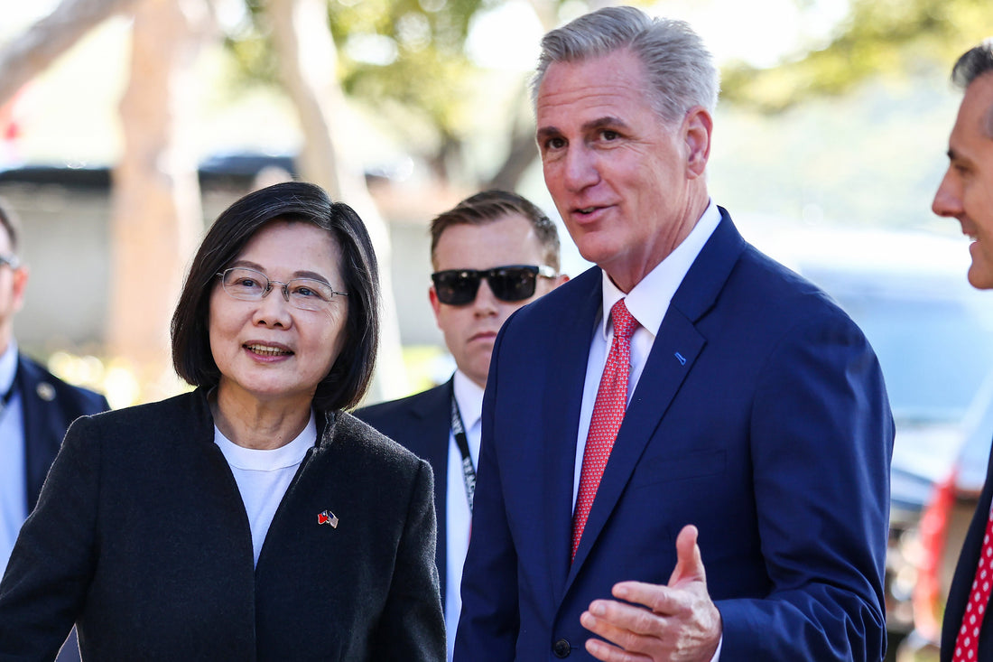 U.S. House Speaker Kevin McCarthy Hosts Taiwanese President Tsai In California Amid Rising Tensions With China