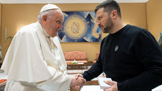 Zelensky Meets With Pope Francis Of Vatican, Seeking Backup For Peace Deal